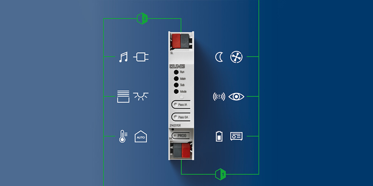 KNX Bereichs- und Linienkoppler bei Baumeister Elektrotechnik in Erlenbach